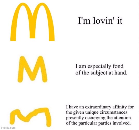 McDonalds Degrade | image tagged in mcdonalds | made w/ Imgflip meme maker