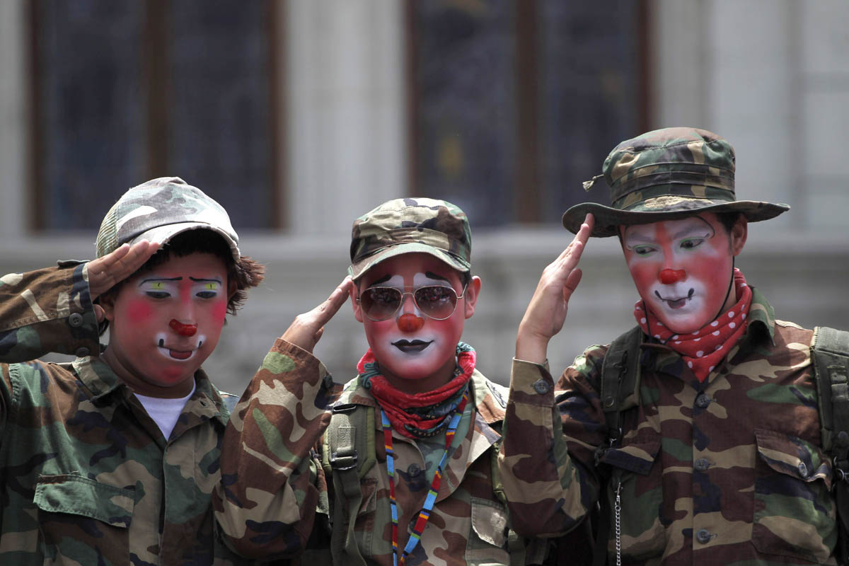 High Quality Clown Soldiers Blank Meme Template