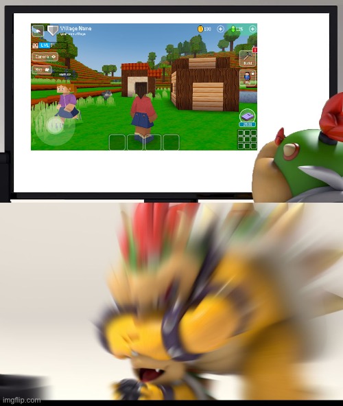 … | image tagged in bowser and bowser jr nsfw,video games | made w/ Imgflip meme maker