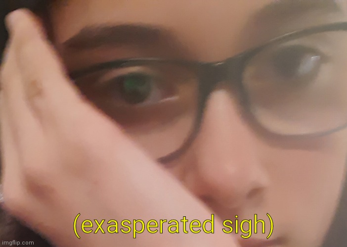 (exasperated sigh) | made w/ Imgflip meme maker