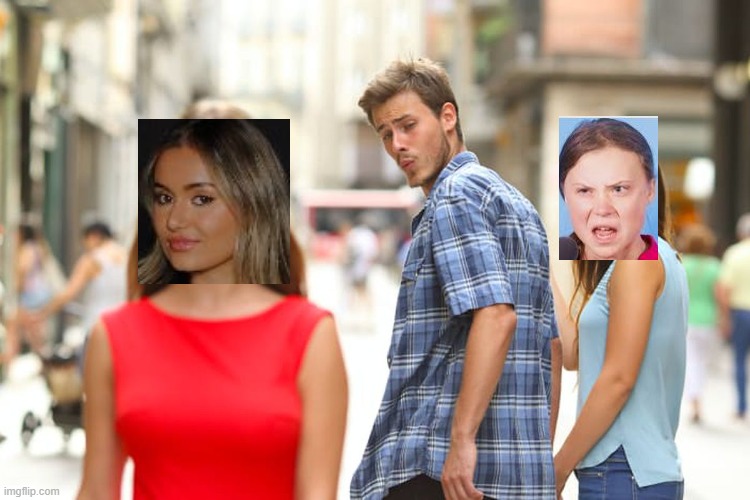 the new enviro-activist | image tagged in memes,distracted boyfriend | made w/ Imgflip meme maker