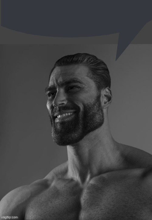 Giga Chad | image tagged in giga chad | made w/ Imgflip meme maker