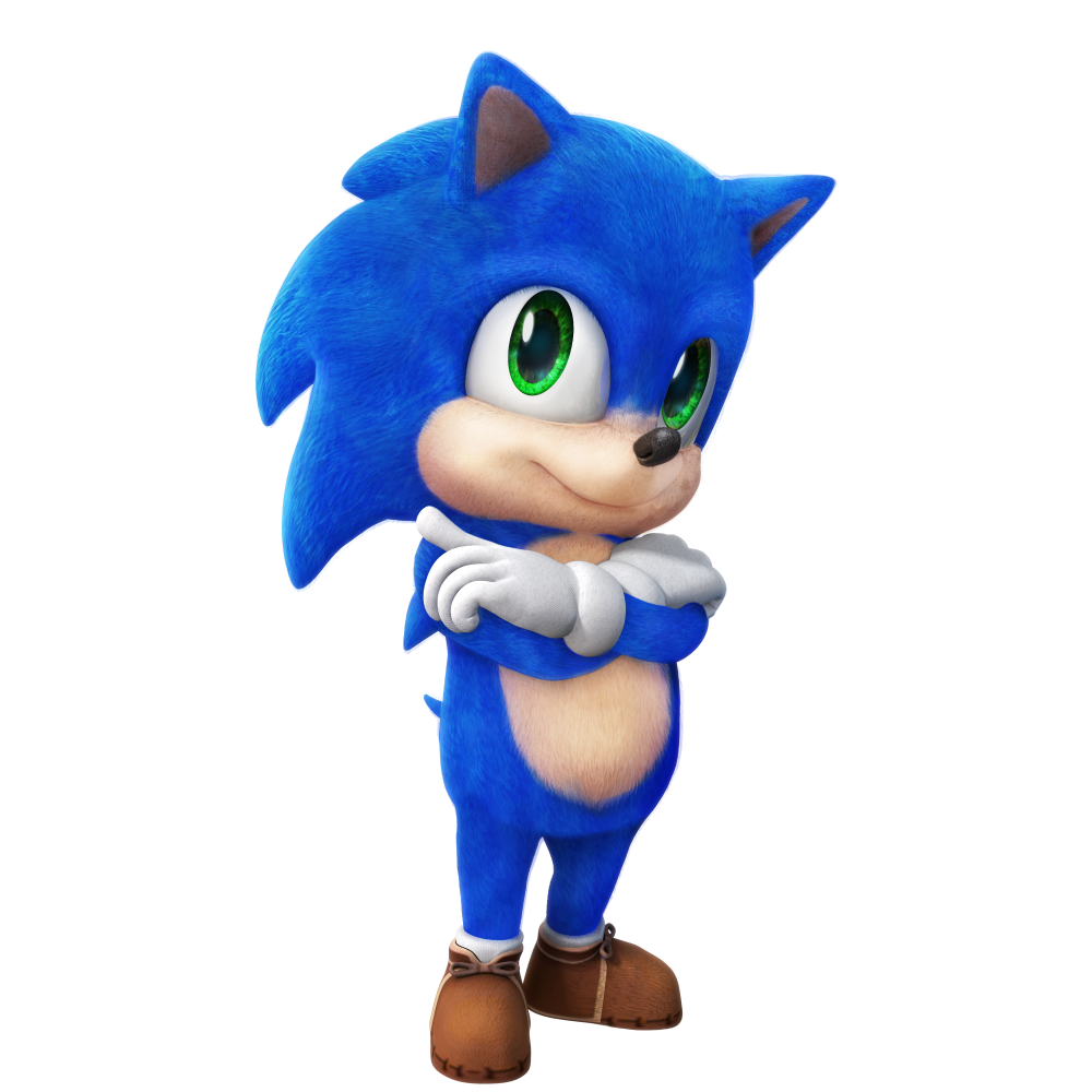 baby sonic Blank Meme Template