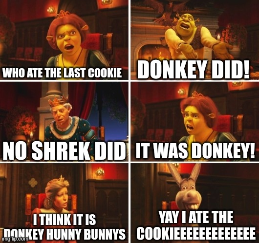 Shrek Fiona Harold Donkey Meme Generator