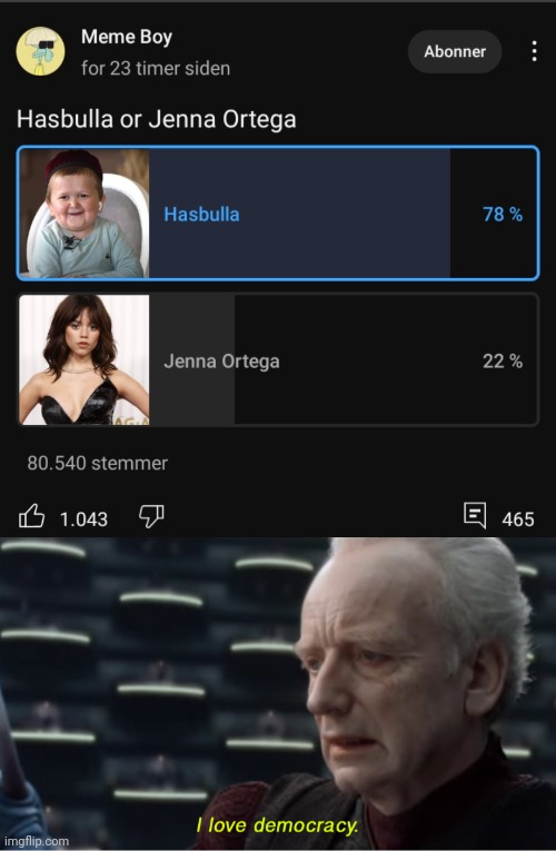 No doubts | image tagged in i love democracy | made w/ Imgflip meme maker