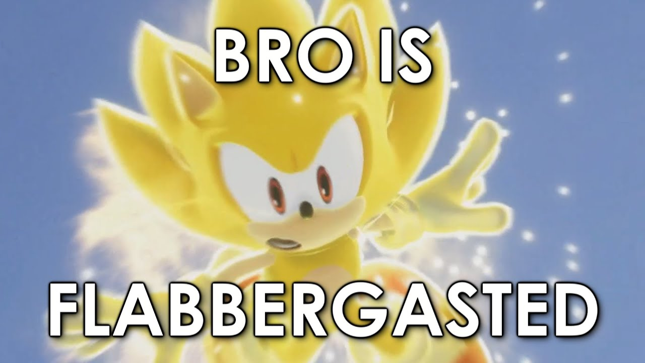 High Quality Sonic Is Flabbergasted Blank Meme Template