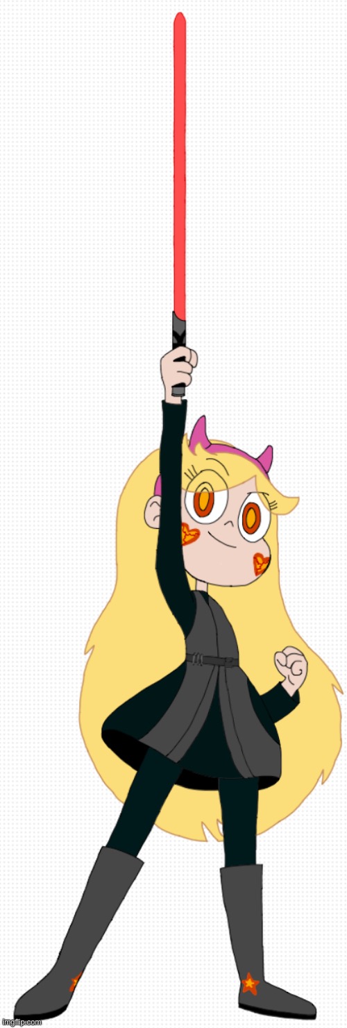 Star as A Sith Lord | image tagged in svtfoe,star wars | made w/ Imgflip meme maker