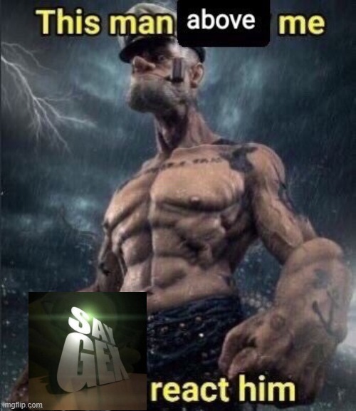 this man above me fish react him | image tagged in this man above me fish react him | made w/ Imgflip meme maker