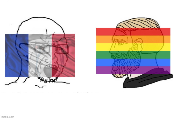 Soyboy Vs Yes Chad | image tagged in soyboy vs yes chad | made w/ Imgflip meme maker