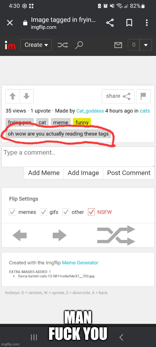 MAN FUCK YOU | made w/ Imgflip meme maker