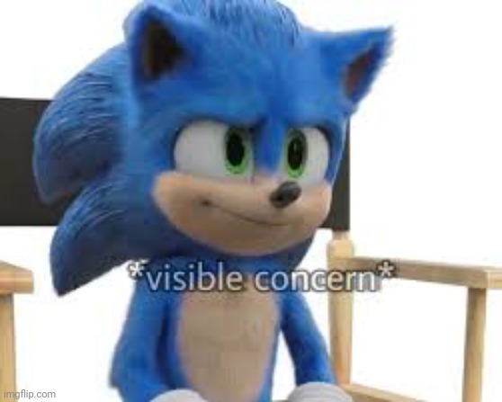 Concerned Sonic | image tagged in concerned sonic | made w/ Imgflip meme maker