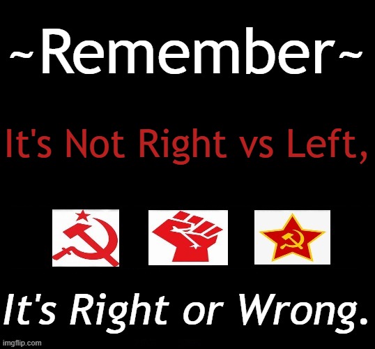 Simply stated . . . | image tagged in politics,right vs left,right or wrong,radical,socialism marxism communism,simplified | made w/ Imgflip meme maker