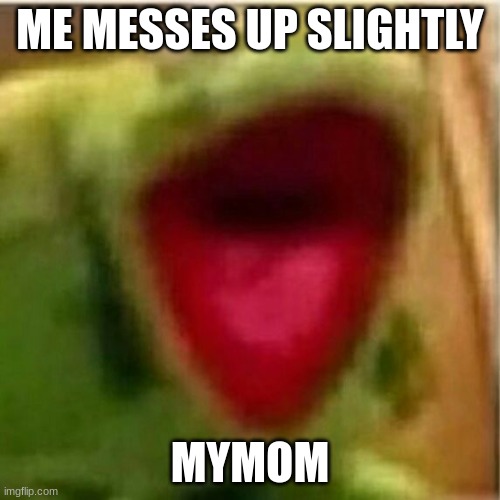 AHHHHHHHHHHHHH | ME MESSES UP SLIGHTLY; MYMOM | image tagged in ahhhhhhhhhhhhh | made w/ Imgflip meme maker