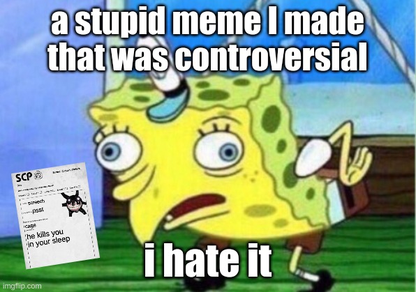 the meme is controversial - Imgflip