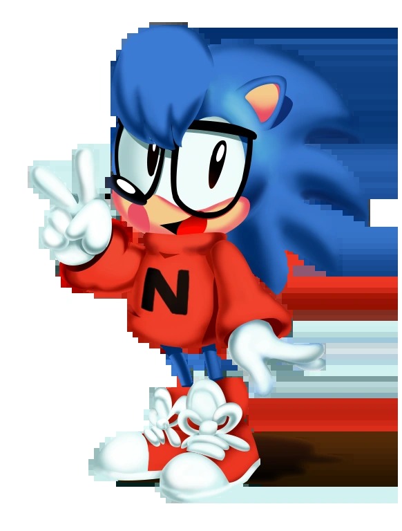 High Quality Nicky (Aka Sonic) Blank Meme Template