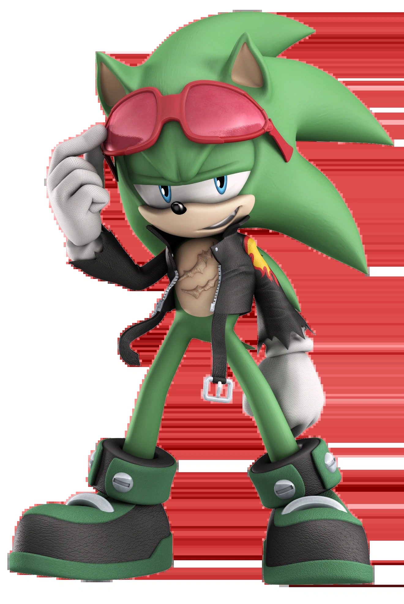 High Quality Scourge The Hedgehog Blank Meme Template