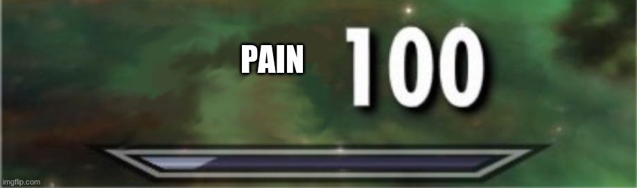 High Quality pain 100 Blank Meme Template