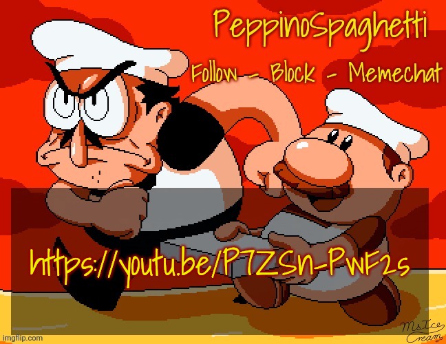 Peppino Temp | https://youtu.be/P7ZSn-PwF2s | image tagged in peppino temp | made w/ Imgflip meme maker
