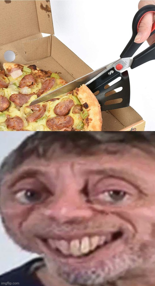 The pizza cutter tool | image tagged in noice,pizza,pizza cutter,scissors,memes,pizza slicer | made w/ Imgflip meme maker