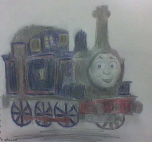 Tom | image tagged in thomas the tank engine,drawing | made w/ Imgflip meme maker