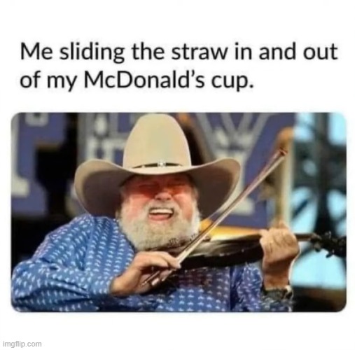 image tagged in mcdonald's,cup,straw,violin,music | made w/ Imgflip meme maker