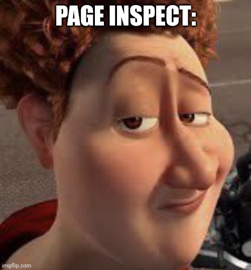 titan lightskin stare | PAGE INSPECT: | image tagged in titan lightskin stare | made w/ Imgflip meme maker