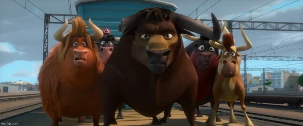 Sad bulls | image tagged in sad bulls | made w/ Imgflip meme maker