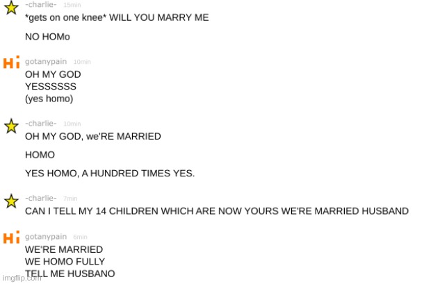 CHILDREN I'M MARRIED | made w/ Imgflip meme maker