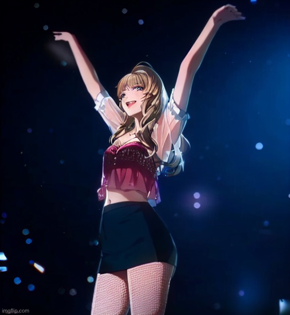 Taylor Swift anime | image tagged in taylor swift anime | made w/ Imgflip meme maker