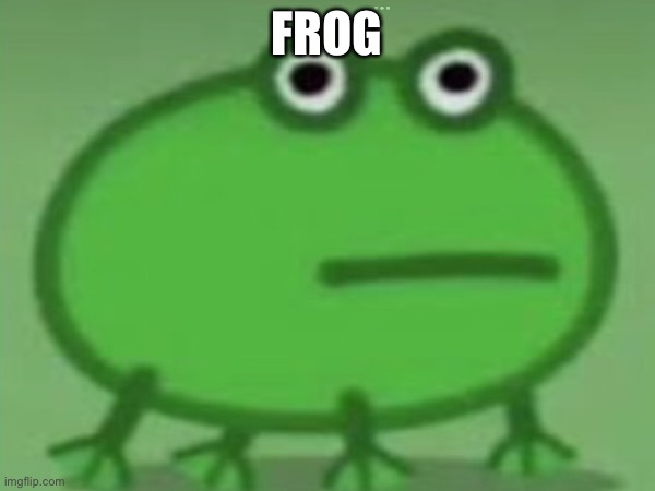 FROG | made w/ Imgflip meme maker