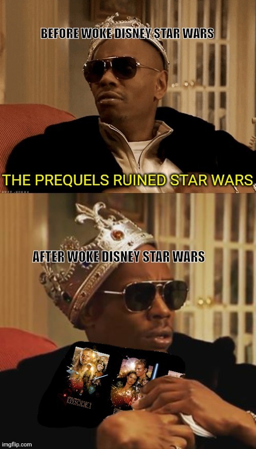 If we only knew what was to come. | image tagged in dave chappelle,woke,disney killed star wars,leftists,politics | made w/ Imgflip meme maker