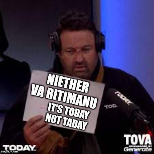 1ZB | NIETHER VA RITIMANU; IT'S TODAY NOT TADAY | image tagged in today,media,new zealand,english,fake news,news anchor | made w/ Imgflip meme maker