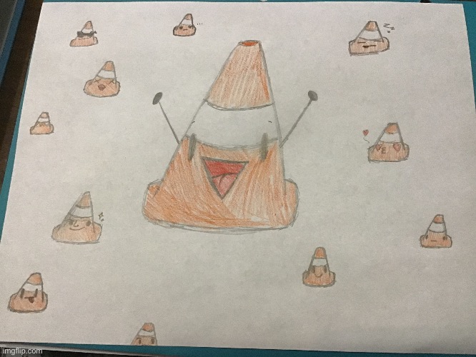For le_dup :] | image tagged in traffic cone les gooo | made w/ Imgflip meme maker