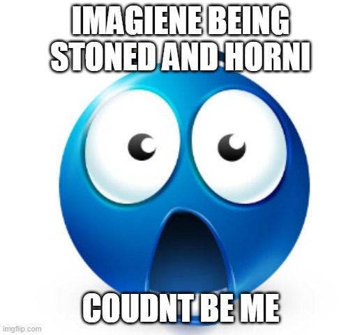 Bro is flabbergasted | IMAGIENE BEING STONED AND HORNI; COUDNT BE ME | image tagged in bro is flabbergasted | made w/ Imgflip meme maker