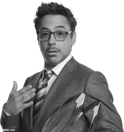 Robert Downey Junior Black and White | image tagged in robert downey junior black and white | made w/ Imgflip meme maker