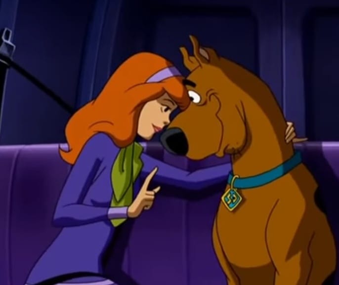 High Quality Scooby & Daphne Blank Meme Template