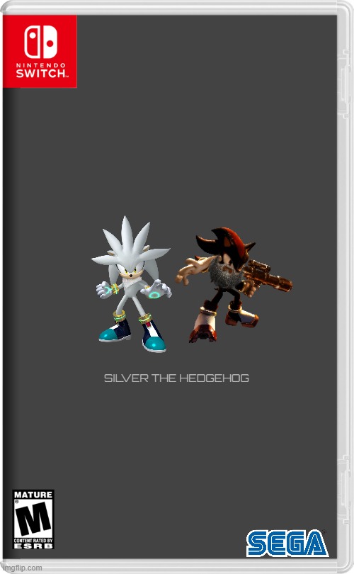silver the hedgehog | SILVER THE HEDGEHOG | image tagged in nintendo switch,sonic the hedgehog,sega,prequel,silver the hedgehog,fake | made w/ Imgflip meme maker
