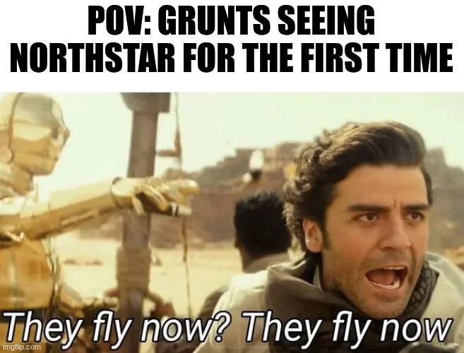 POV: GRUNTS SEEING NORTHSTAR FOR THE FIRST TIME | made w/ Imgflip meme maker