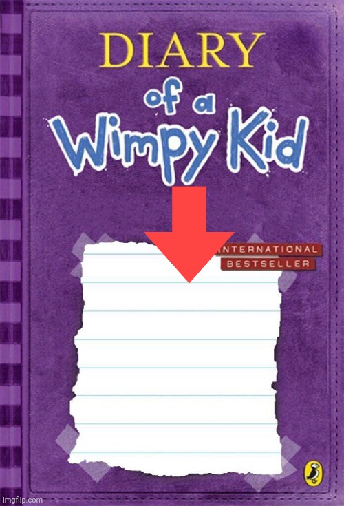 Diary of a Wimpy Kid Cover Template | image tagged in diary of a wimpy kid cover template | made w/ Imgflip meme maker