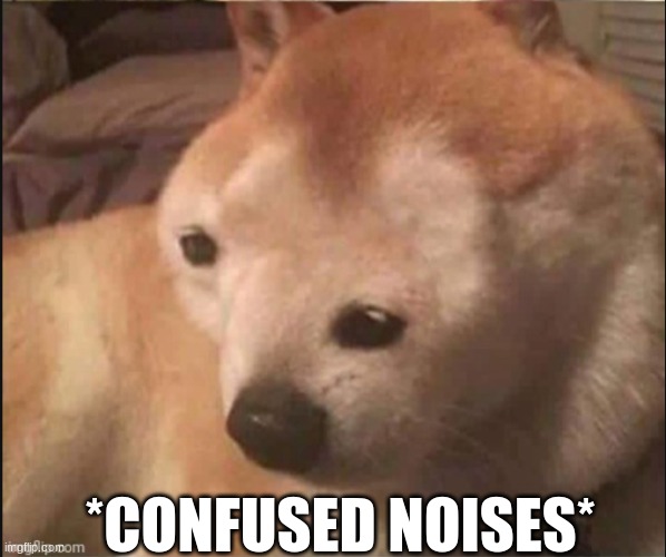 Confused noise | *CONFUSED NOISES* | image tagged in confused noise | made w/ Imgflip meme maker