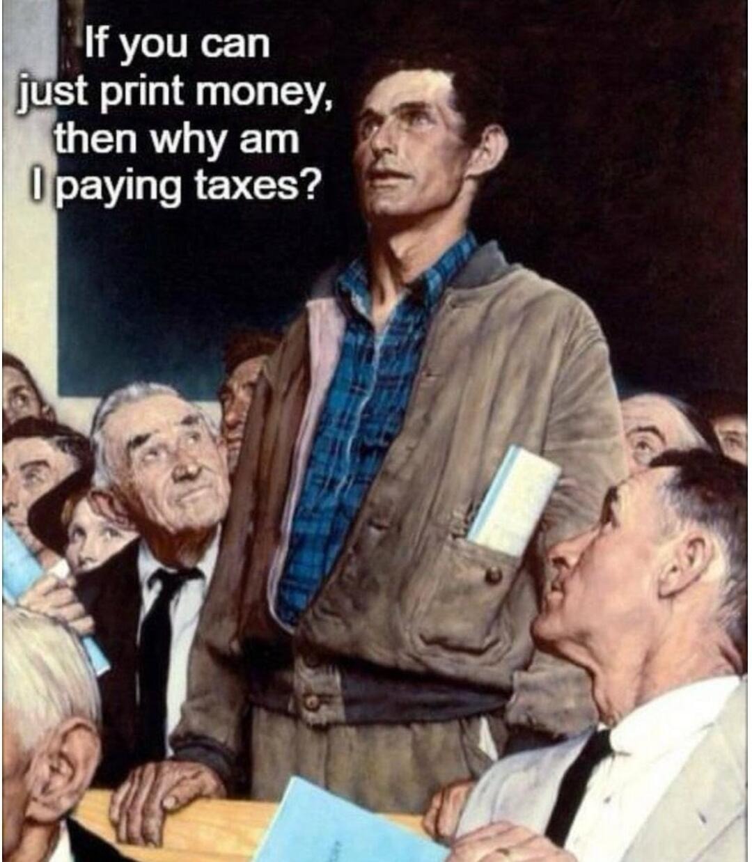 BOOM. | image tagged in printing money,death and taxes,liberal logic,income taxes,let's raise their taxes,government corruption | made w/ Imgflip meme maker