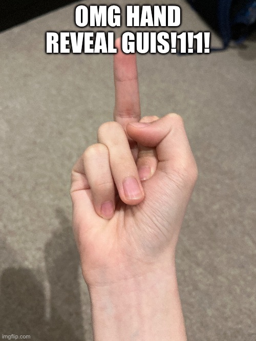 OMG HAND REVEAL GUIS!1!1! | made w/ Imgflip meme maker
