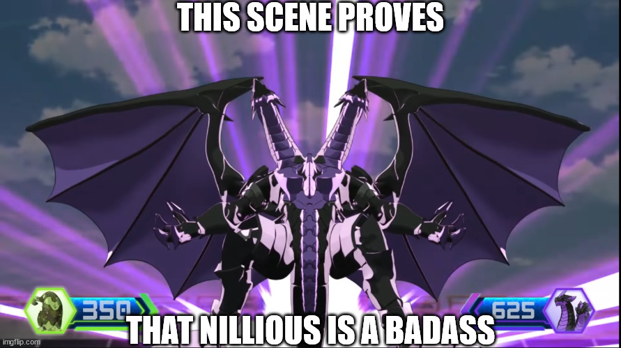 THIS SCENE PROVES; THAT NILLIOUS IS A BADASS | image tagged in fun | made w/ Imgflip meme maker