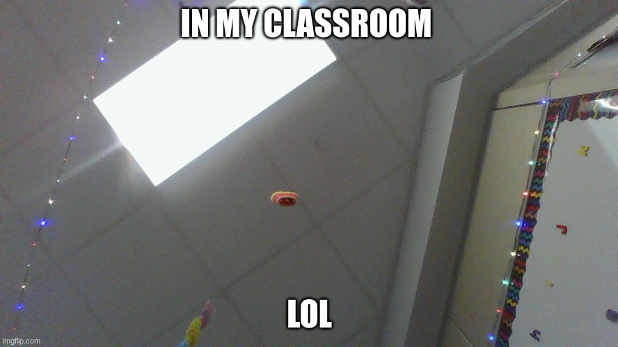 IN MY CLASSROOM; LOL | image tagged in school,classroom | made w/ Imgflip meme maker