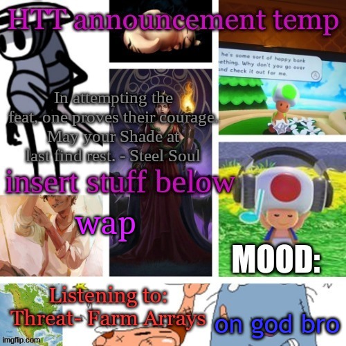 Hecate Announcement V1.1 | wap; on god bro | image tagged in hecate announcement v1 1 | made w/ Imgflip meme maker