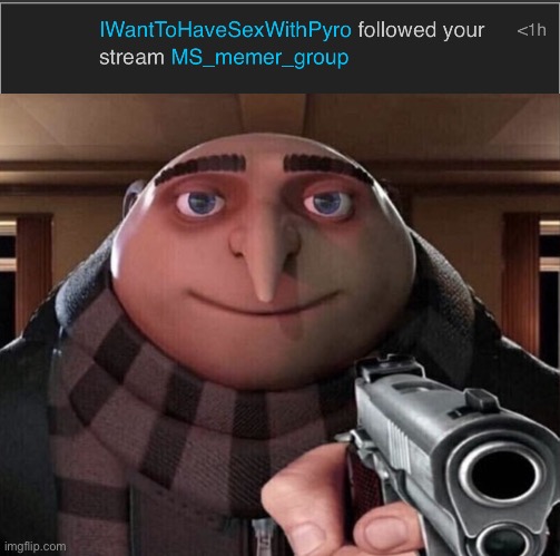 image tagged in gru gun | made w/ Imgflip meme maker