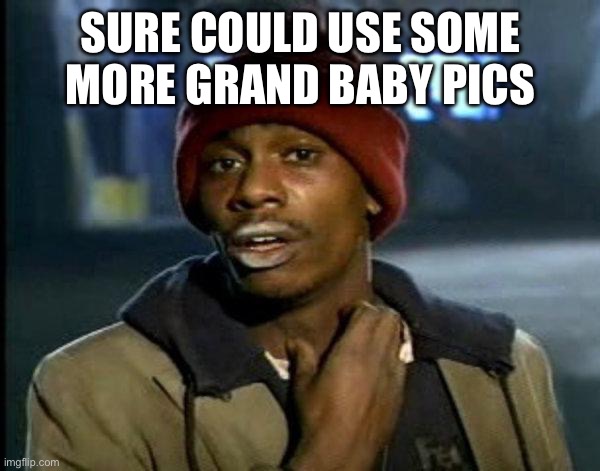 dave chappelle | SURE COULD USE SOME MORE GRAND BABY PICS | image tagged in dave chappelle | made w/ Imgflip meme maker