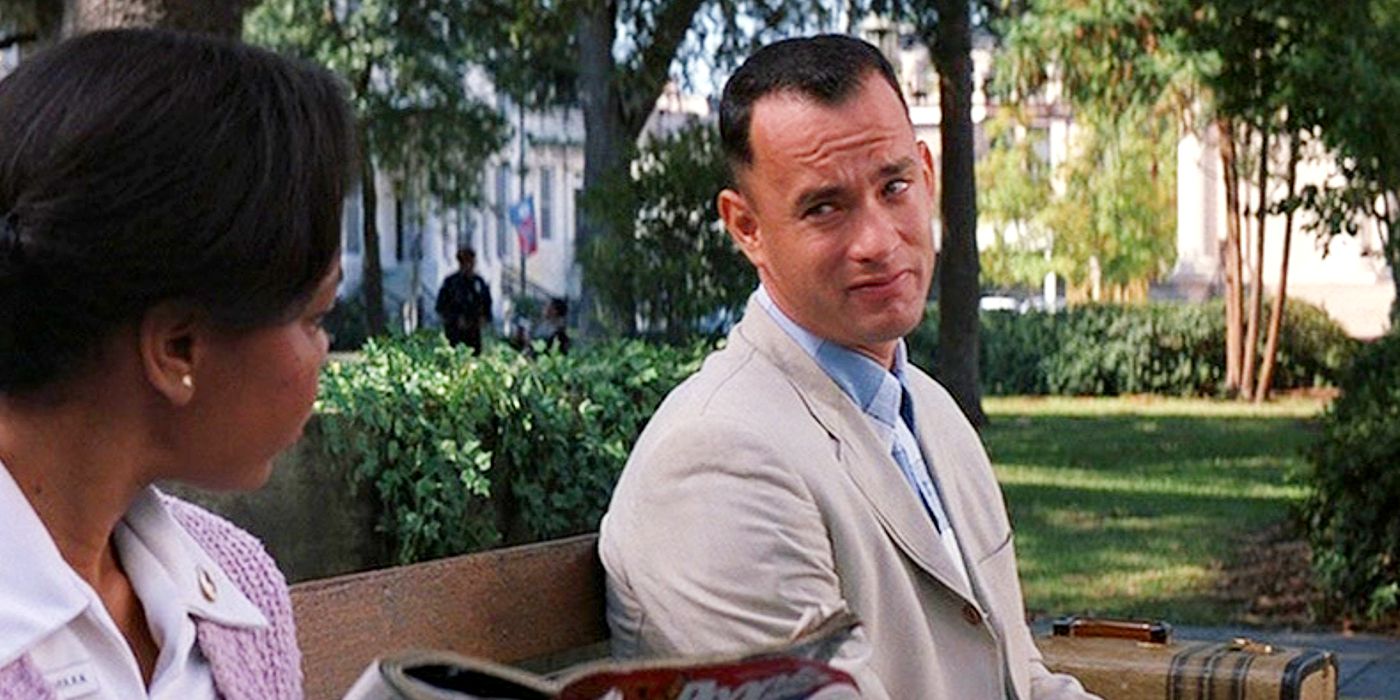High Quality Forrest Gump on bench Blank Meme Template