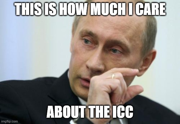 THIS IS HOW MUCH I CARE ABOUT THE ICC | made w/ Imgflip meme maker