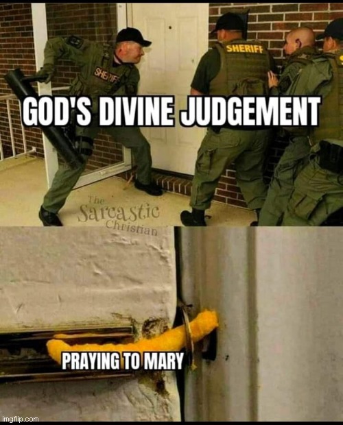 Mary can't save you, only Jesus can | made w/ Imgflip meme maker